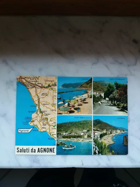 ***Cartolina Saluti Da Agnone (Sa) - Cilento - Viaggiata - Da Collezione***