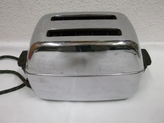 50er 60er Jahre Toaster Camfield USA Doppelschlitz Chrom Deko 50s 60s