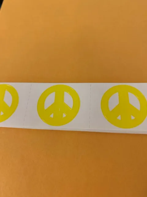 Peace Sign - 100 pegatinas bronceado - pegatinas de álbum de recortes
