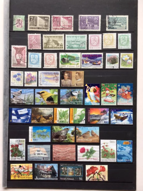 Collection Of Stamps Of Finland.