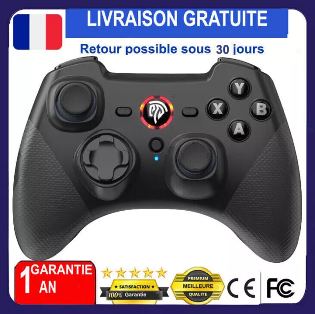 Manette de jeu sans fil pour PC, Xiaomi Mi TV Box S/PC, Windows 11/PS3 /Android