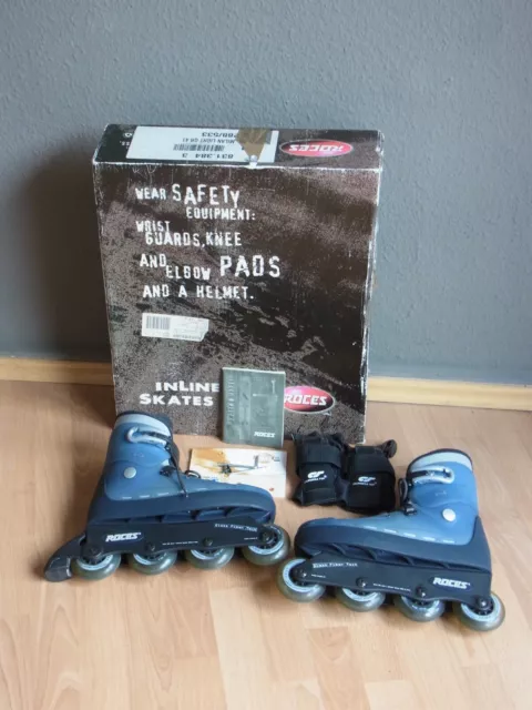 Roces Mln Clair Inline Skates MILAN-L Patins Vintage Bleu Unisexe Taille 41