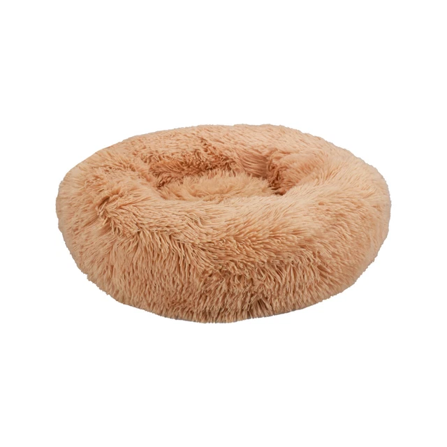 AQPETFRIENDS Fluffy Cuscino Morbido Per Cani A Ciambella Beige