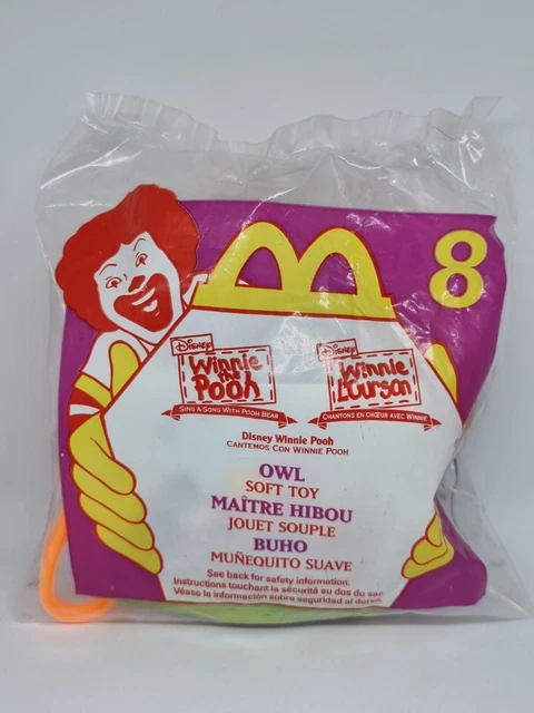 McDonalds Happy Meal Toy  TY Teenie Beanie Babies Toys - Owl New and Sealed