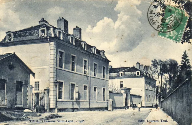 CPA 54 LORRAINE TOUL Barracks SAINT-LEON. - TEULIER 516th TRAIN REGIMENT 1912
