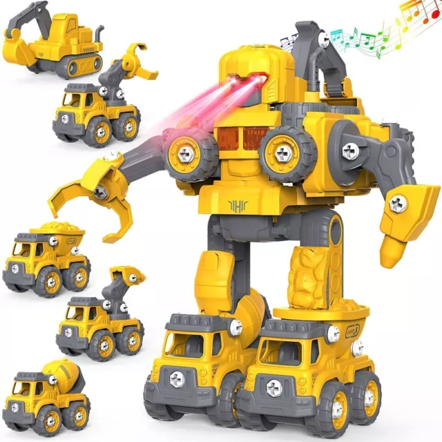 Jouets Véhicules Pour Garçons Filles Enfants Jouets De Construction 5 IN 1