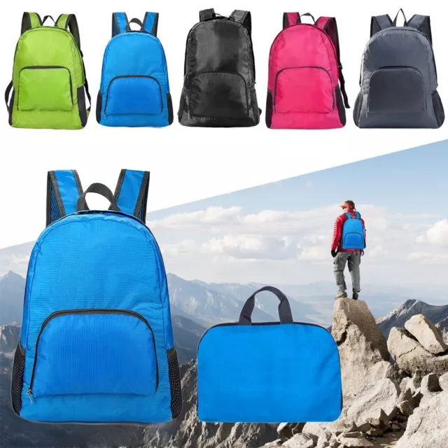 Hiking Waterproof Bag Portable Daypack Rucksack Foldable Travel Backpack