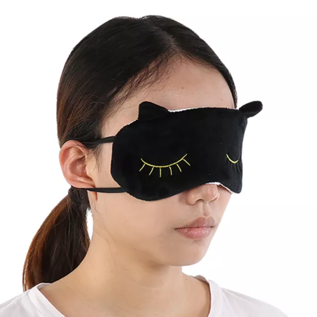 Cute Animal Eye Cover Sleeping Mask Beau Chat Cartoon Eye Shade Blindfold Bl SFD 2