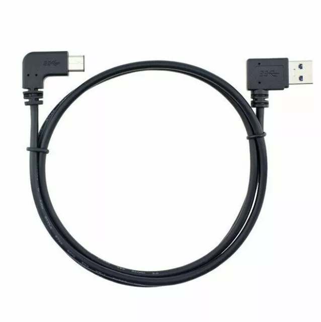 90 Degree Right to Left Angled Micro USB Cable For TomTom Go 820 Sat Nav