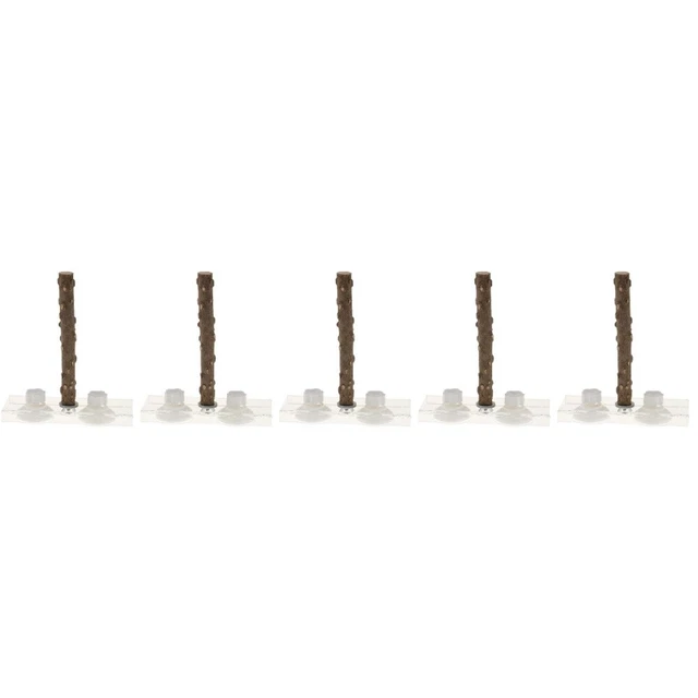 5pcs Sucker Bois d'oiseau en bois Playing Household Perch Perch Bird Perch