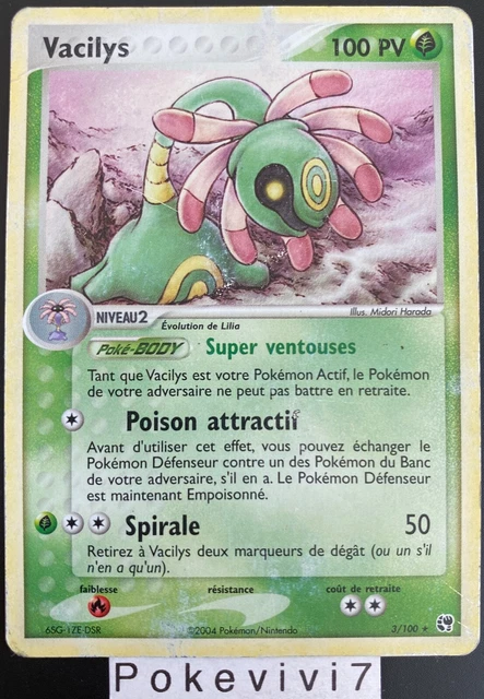 Carte Pokemon VACILYS 3/100 Holo Bloc EX Tempête de Sable FR
