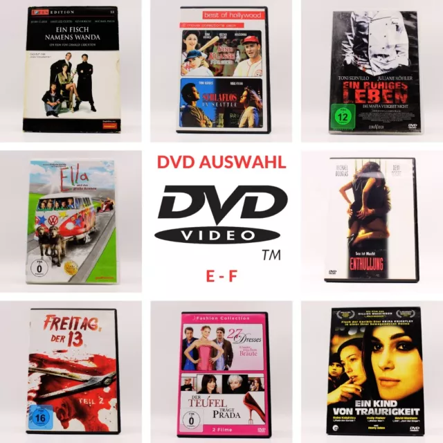 DVD Film | Anfangsbuchstabe "E" bis "F" DVD Auswahl | E.T., El Cid, Elvis, Fifa