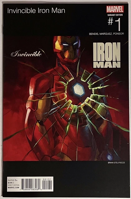 Invincible Iron Man #1 - Brian Stelfreeze / Hip Hop Variant Marvel - Vf/Nm