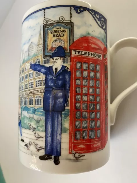 James Sadler Mug London Heritage Collection Piccadilly Circus Square Gold Rimmed