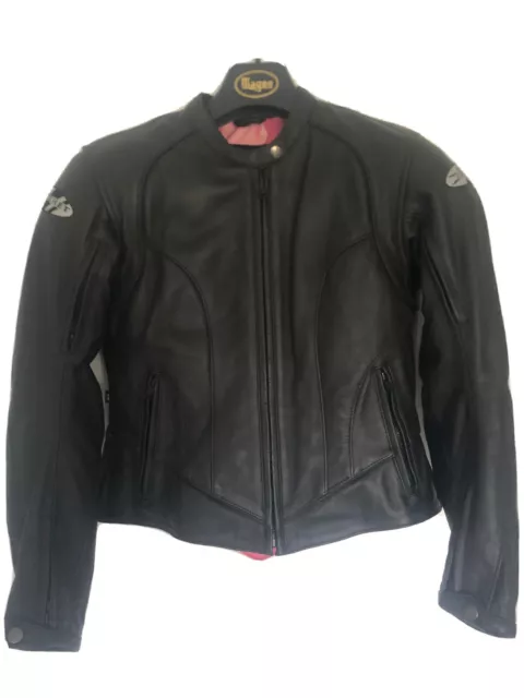 Motorcycle leather suit 2 Piece Ladies 8/10 Joe Rocket