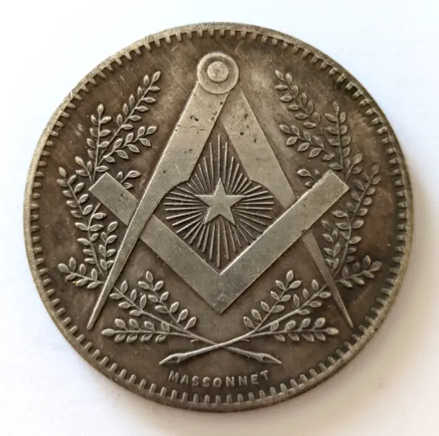 Médaille- jeton-franc maçonnerie- Mont Sinaï - franc maçon
