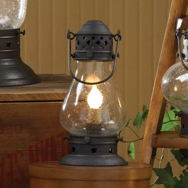 LED Realistic 12” Rusted Flame Lantern - HS115 – NightScream Studios