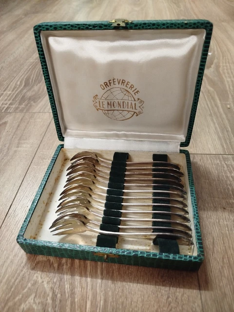 Set de 12 fourchettes dessert avec boite