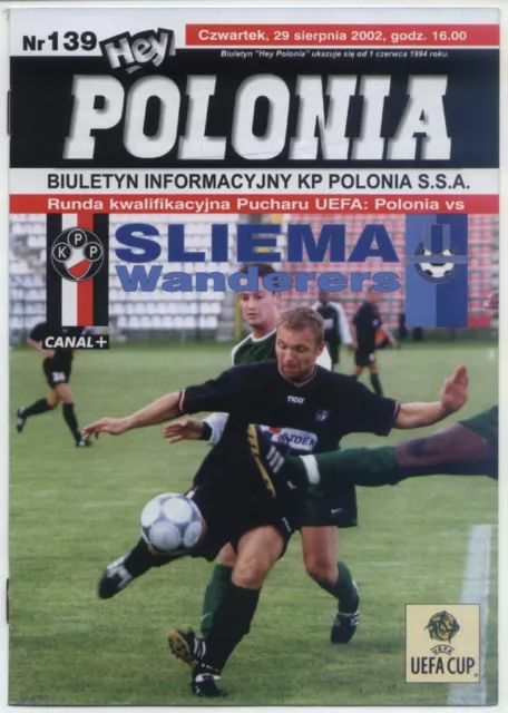 Uefa-Ec III 2002/03 Polonia Varsovie - Sliema Wanderers
