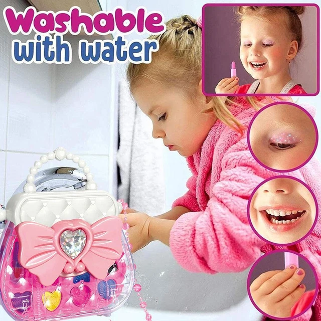 NEW Girls Make Up Set Makeup Kit For Young Kids Toy Children Gift Washable D1K1