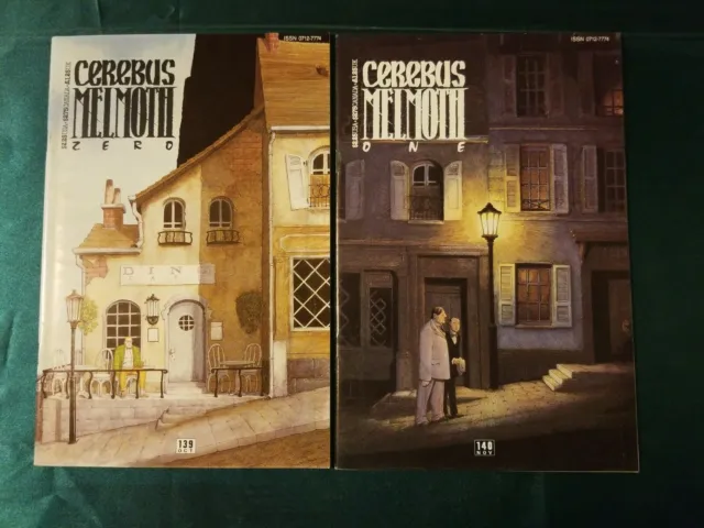 CEREBUS #139 and 140~MELMOTH PART #0 AND 1~DAVE SIM ARTWORK~2 ISSUE LOT RUN