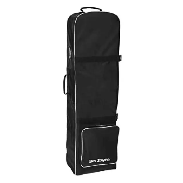 Ben Sayers Travel Cover / Flight Bag With Wheels & Pull Handle (Black)