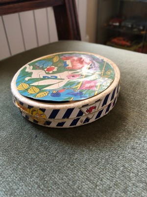 LYS Vintage Rothwoman Lustré Poterie Plaque Décorative Crapeau Lys Patin Design 