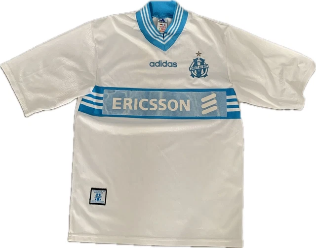 MAILLOT FOOTBALL OM Stock Pro Marseille Vintage Rétro Technfit MAILLOT FOOTBALL OM Stock Pro Marseille Vintage Rétro Technfit