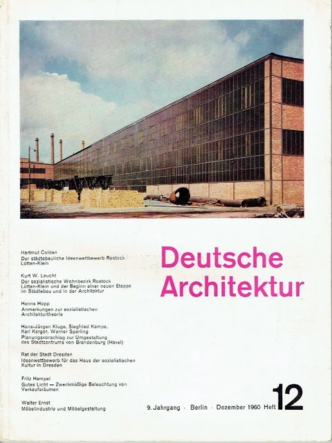 Architektur Der Ddr: Magazine | Architektur der DDR von Bauakademie der ...