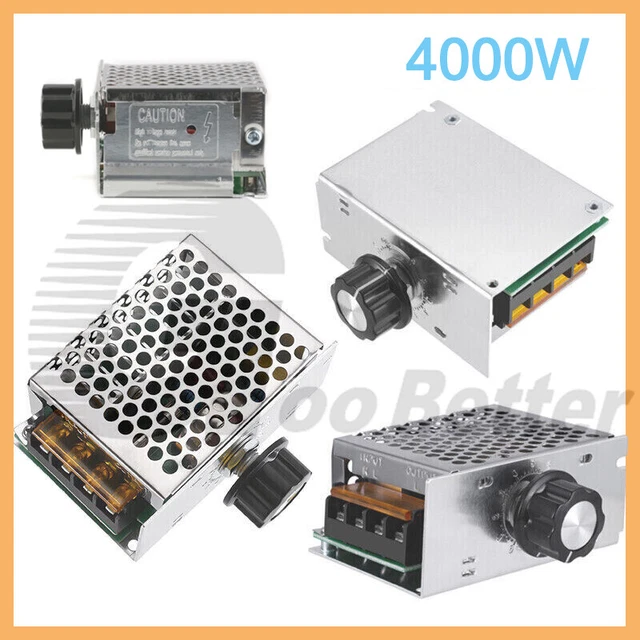 4000W MOTOR SPEED Control Controller 220V AC SCR Variable Voltage