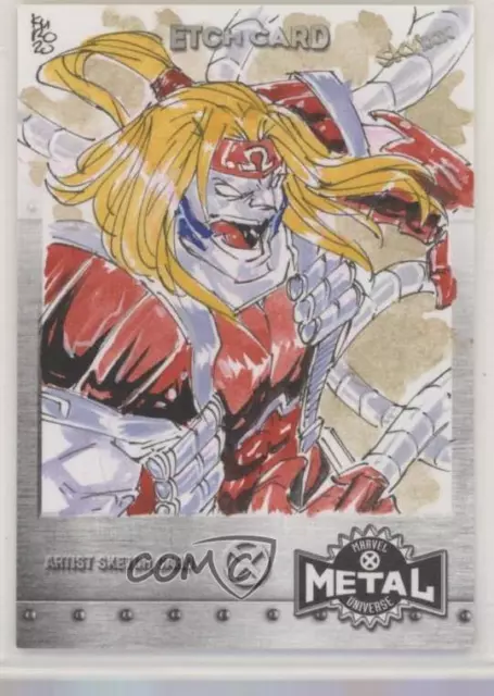 2020 Upper Deck Marvel X-Men Metal Universe Etch Cards kurobhie #NNO Auto uf7