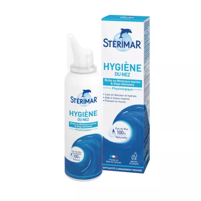 *LOT DE 2* hygiène du nez  riche en oligo éléments  et minéraux marins Sterimar