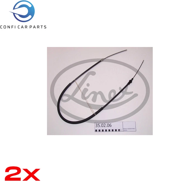 Handbremsseil Bremsseil Paar Hinten Linex 350206 2Pcs G F�R Opel Movano