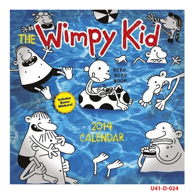 DIARY OF A Wimpy Kid calendar By Jeff Kinney Paperback NEW 10.16