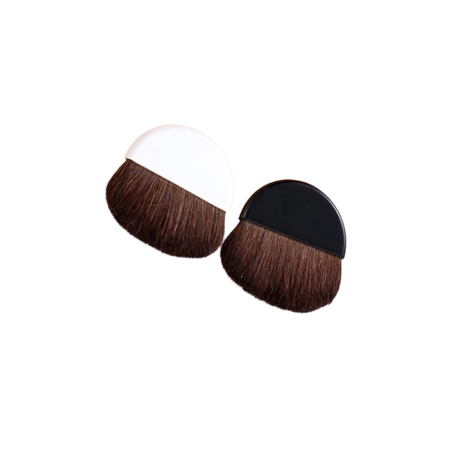 2 piezas cepillo de maquillaje profesional portátil Polder Rouge pincel Foundation