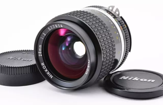 【Near Mint】Nikon Ai-s Ais Nikkor 28mm f/2 MF Wide Angle Lens A2024368