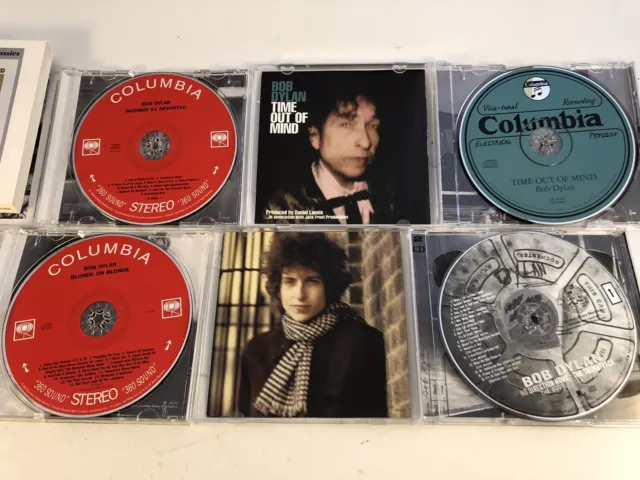 Bob Dylan CD Lot : No Direction Home / Highway 61 / Blonde on Blonde / Time Mind 3