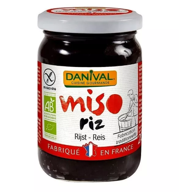 Miso di riso bio Danival 200 gr condimento a base di soia e riso fermentato