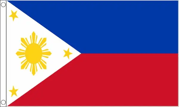 Cortina ataúd bandera nacional de Filipinas con envío rápido