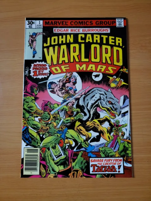 John Carter, Warlord of Mars #1 ~ VERY FINE - NEAR MINT NM ~ 1977 Marvel Comics