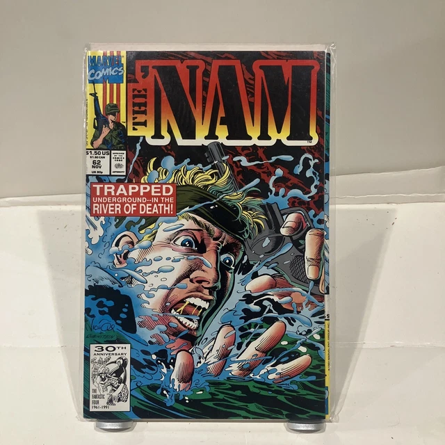 The 'Nam #62 Trapped Underground in River of Death 1991 Marvel Comics