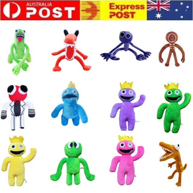 HIGH-QUALITY ROBLOX RAINBOW Friends Green Blue Plush Toys For Children And  $16.06 - PicClick AU