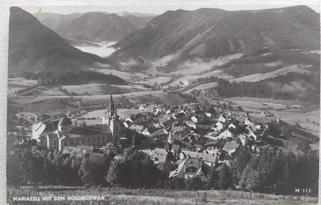 AK Mariazell mit dem Hochschwab im 1957 Steiermark