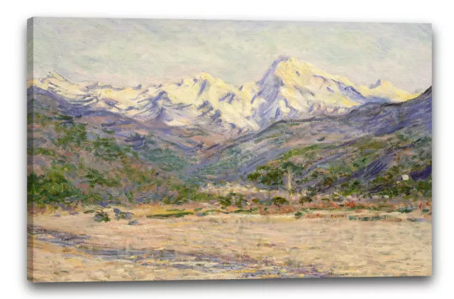 Lienzo/Marcos Claude Monet - El valle de Nervia
