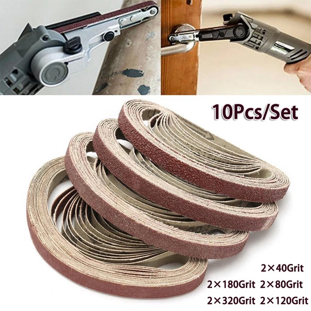 Levigatura incollata in resina versatile per cinture per levigatrice a cinghia 10 pz/set