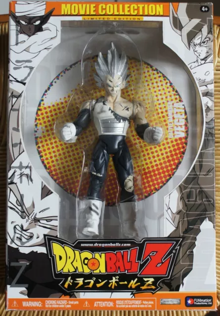 Dragon Ball Z Movie Collection Vegeta Battle Damaged Limited Edition Silver NEW