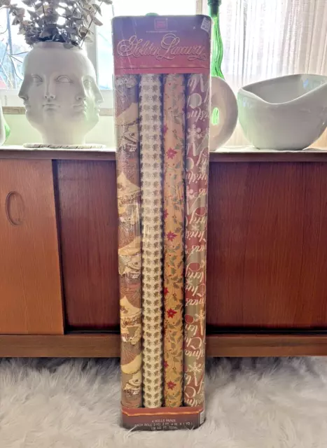 80s Wrapping Paper Vintage Hallmark Wrapping Paper Dusty 