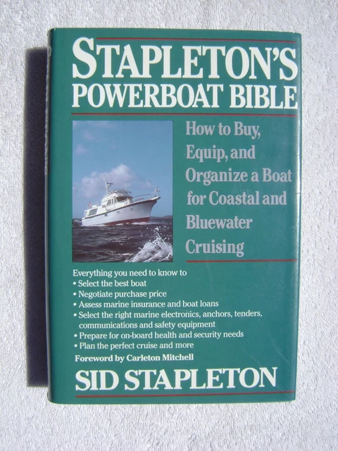 Stapletons Powerboat Bible Book Maritime Nautical Marine (#132)