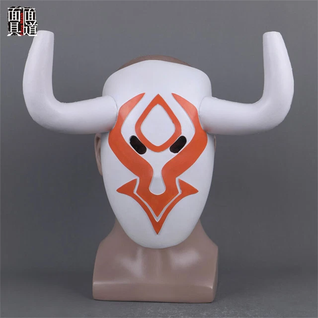 ANIME GENSHIN IMPACT Hilichurl Latex Mask Halloween Party Cosplay Prop