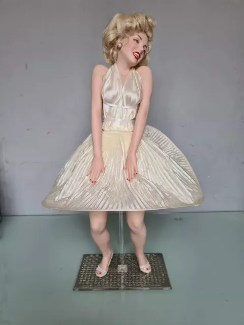 Franklin Mint Marilyn Monroe Heirloom Doll Seven Year Itch 17" Porcelain